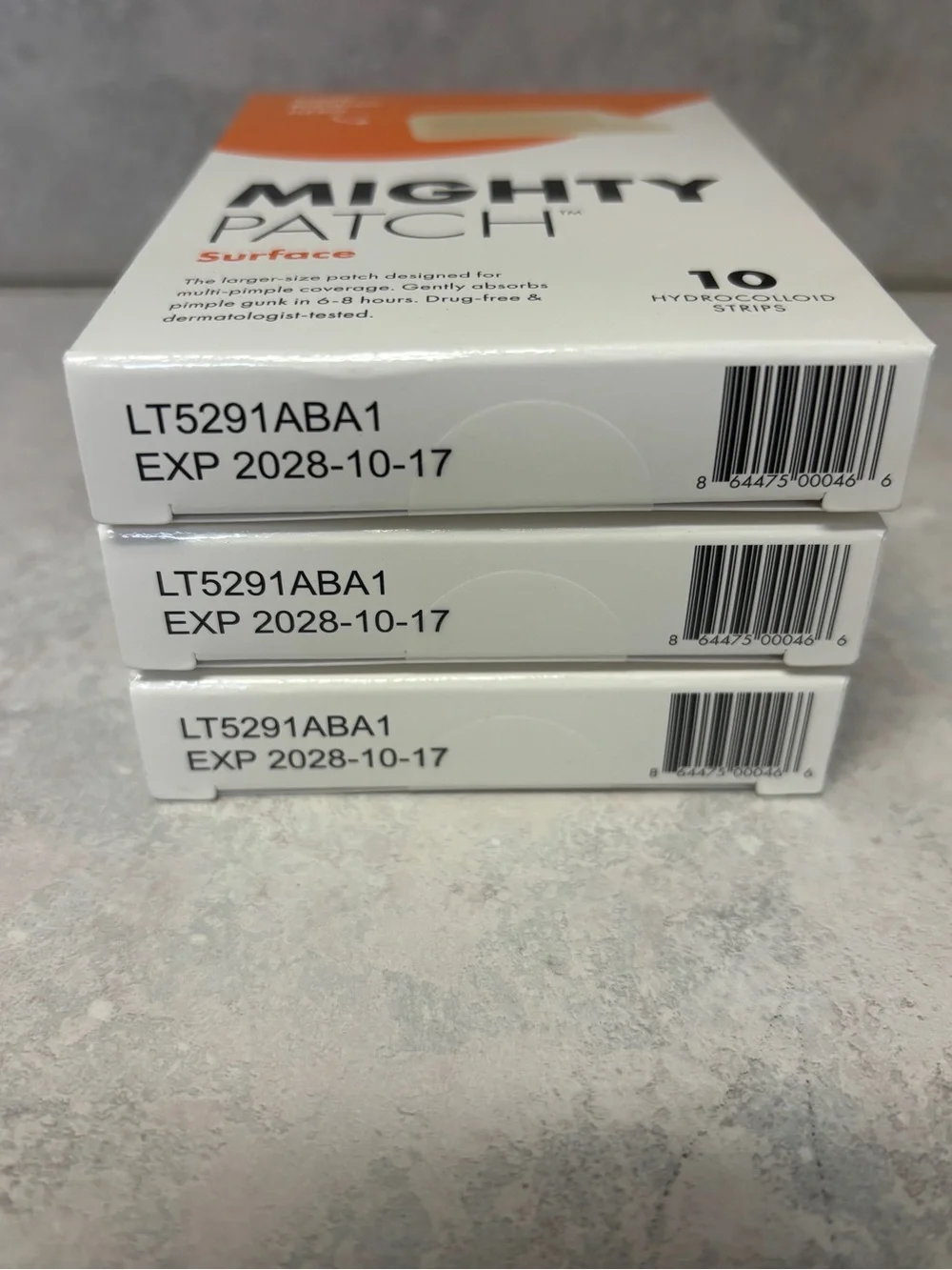 Hero Mighty Patch Surface Acne Patches 10 Strips/Box - Lot of 3 Boxes